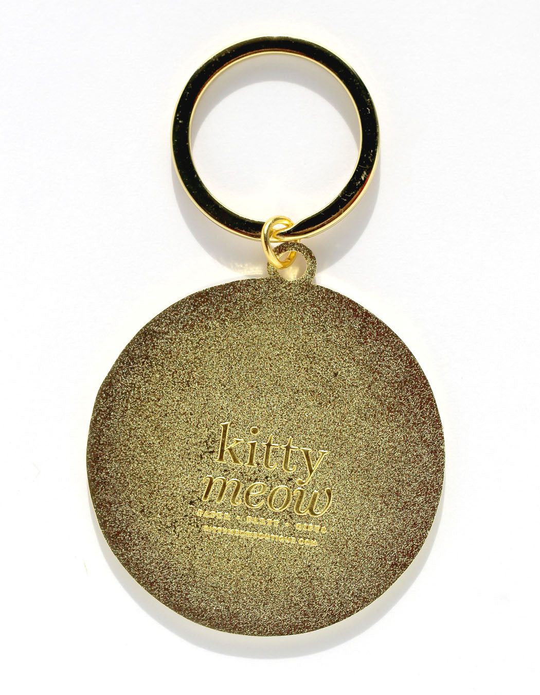 Disco Ball Keychain, Cute Gold Enamel Keychain and Bag Charm
