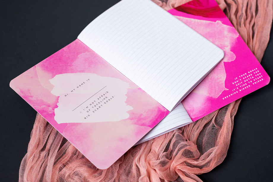 Rongrong Me & My Big Ideas Happy Notes Babes Support Babes Notebook Ha –  Aura In Pink Inc.