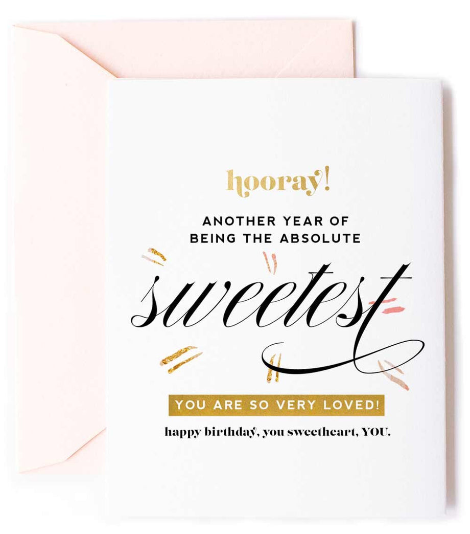 Another Year Sweetest - Inspirational Birthday Card Another Year Sweetest - Inspirational Birthday Card